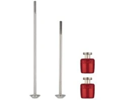 Abus NutFix Axle-Set 100/135 | Rot