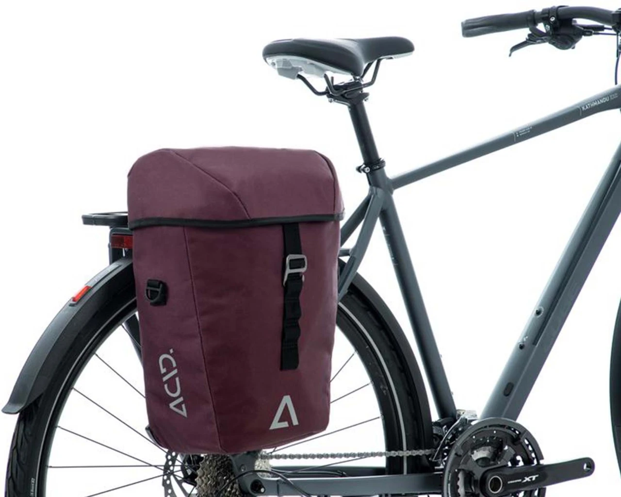 Cube Acid Seitentasche CITY 15 SMLink - 15 Liter Gepäckträgertasche | Red – Bild 4