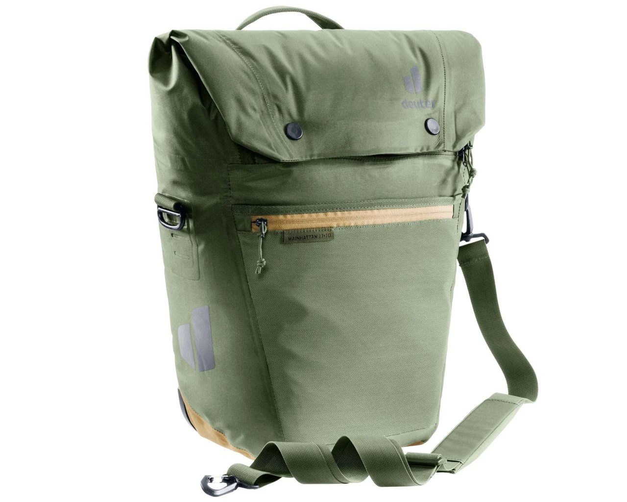 Deuter Mainhattan 17+10 Liter - Fahrrad Gepäckträgertasche | Khaki-clay 6 Deuter Mainhattan 17+10 Liter - Fahrrad Gepäckträgertasche | Khaki-clay – Bild 4
