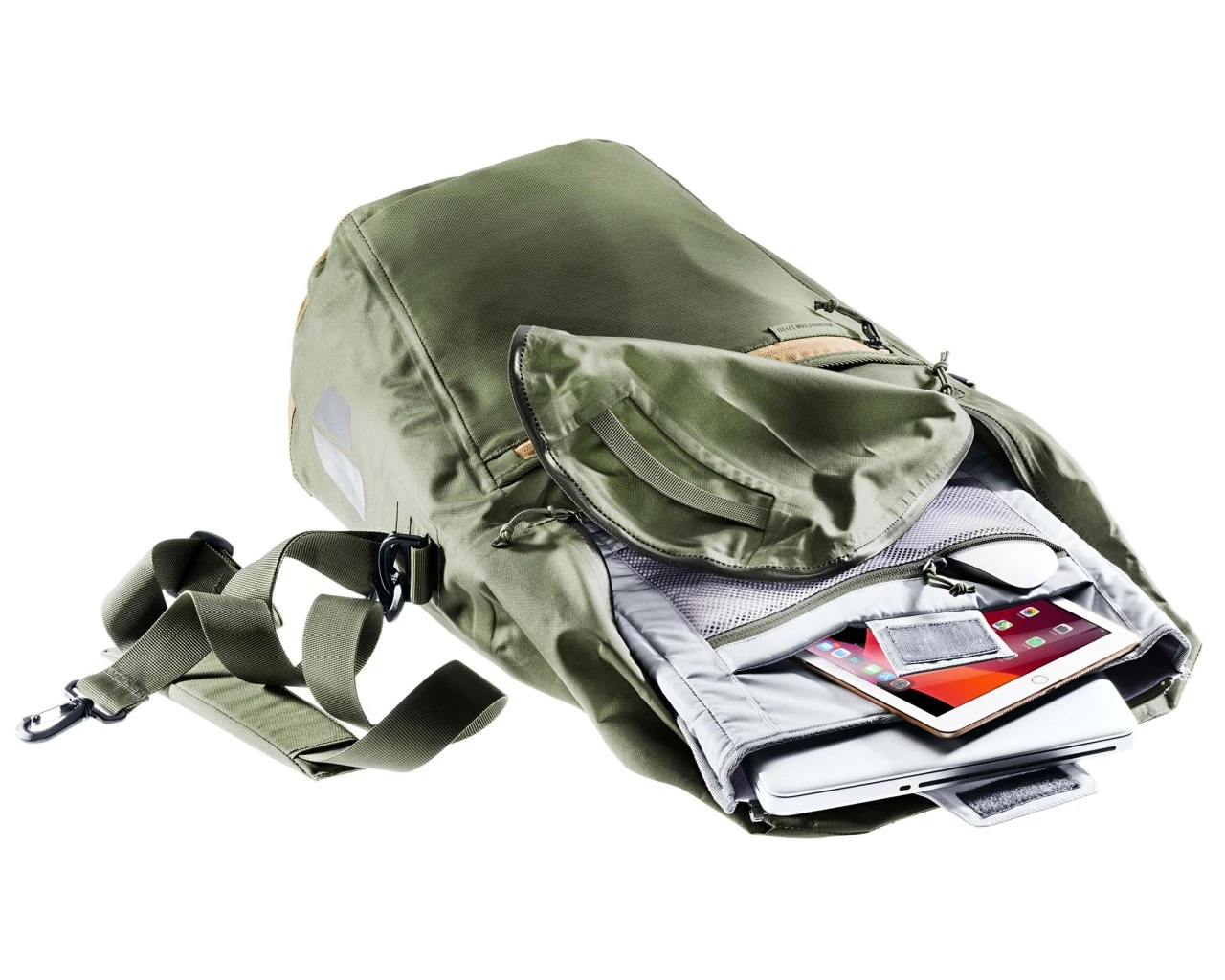 Deuter Mainhattan 17+10 Liter - Fahrrad Gepäckträgertasche | Khaki-clay 7 Deuter Mainhattan 17+10 Liter - Fahrrad Gepäckträgertasche | Khaki-clay – Bild 5