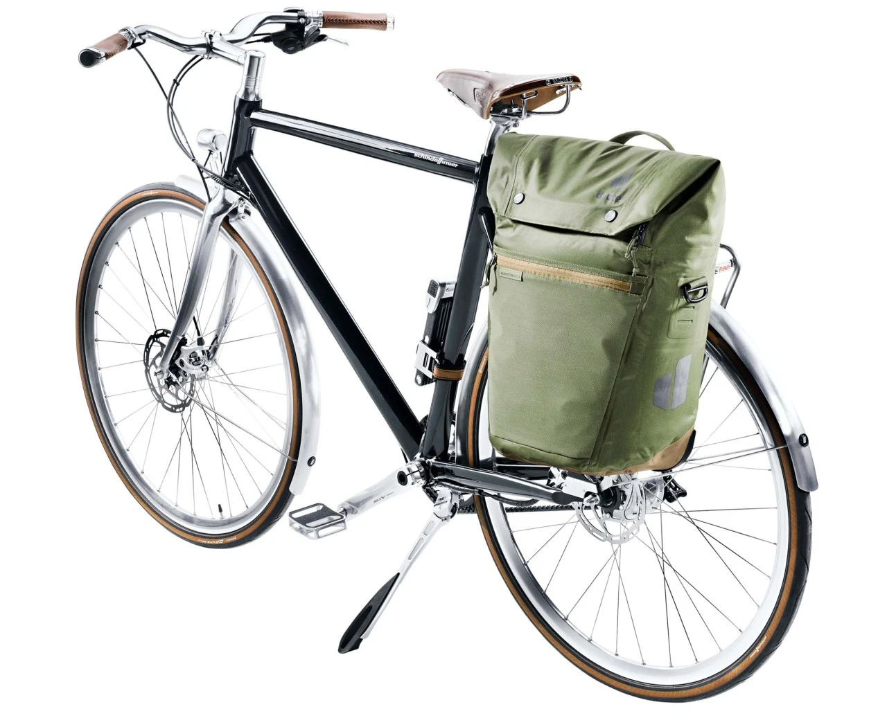 Deuter Mainhattan 17+10 Liter - Fahrrad Gepäckträgertasche | Khaki-clay 8 Deuter Mainhattan 17+10 Liter - Fahrrad Gepäckträgertasche | Khaki-clay – Bild 6