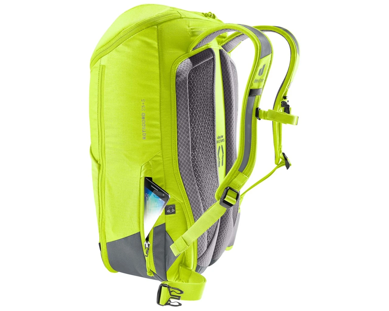 Deuter Rotsoord 25+5 Liter - Fahrrad Rucksack | Citrus-graphite – Bild 2