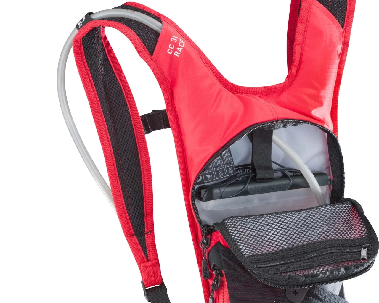 Evoc CC Race 3 Liter Fahrradrucksack + 2 Liter Bladder | Red-black 6 Evoc CC Race 3 Liter Fahrradrucksack + 2 Liter Bladder | Red-black – Bild 4
