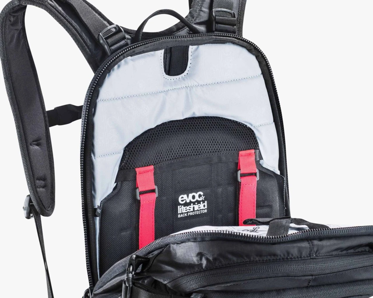 Evoc FR Trail Unlimited 20 Liter Fahrradrucksack | Black-white – Bild 3