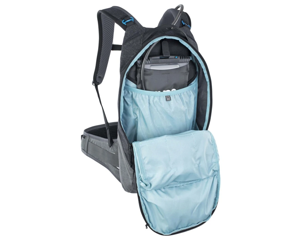 Evoc Trail Pro 10 Liter Protektorrucksack | Black-carbon Grey – Bild 6