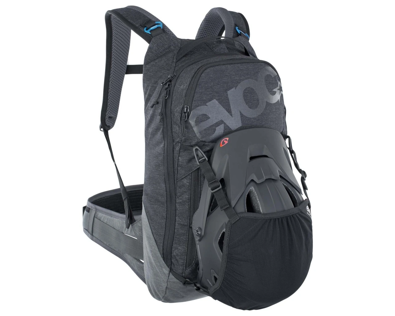 Evoc Trail Pro 10 Liter Protektorrucksack | Black-carbon Grey – Bild 7