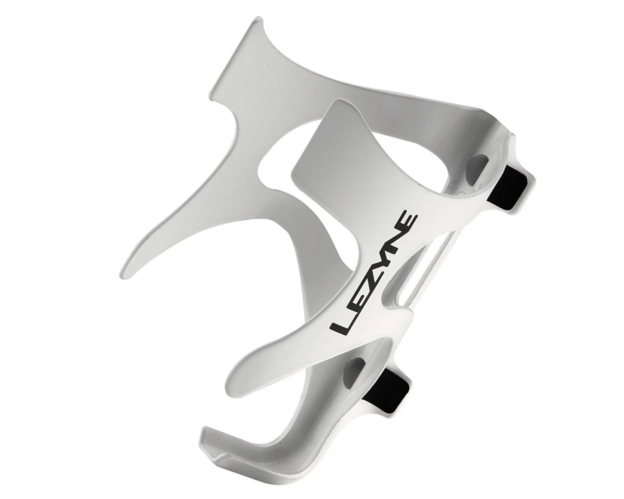 Lezyne Alloy Cage CNC Wasserflaschenhalter Alu Mit Aufnahme Für Road Drive Pumpen | Weiß