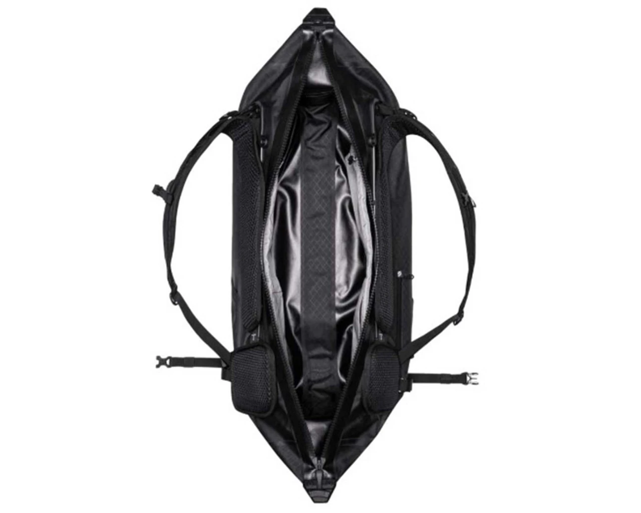 Ortlieb Atrack Metrosphere - 34 Liter Wasserdichter Fahrradrucksack PVC-frei | Black Embossed – Bild 3