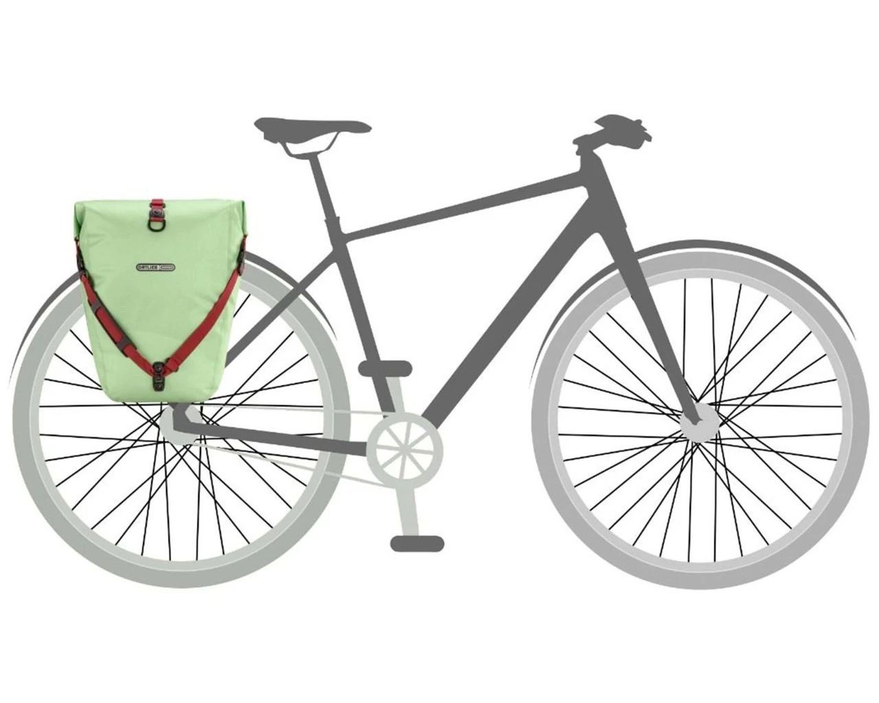 Ortlieb Back-Roller Design PS33 QL2.1 - 20 Liter Wasserdichte Fahrradtasche (Einzeltasche) PVC-frei – Bild 7