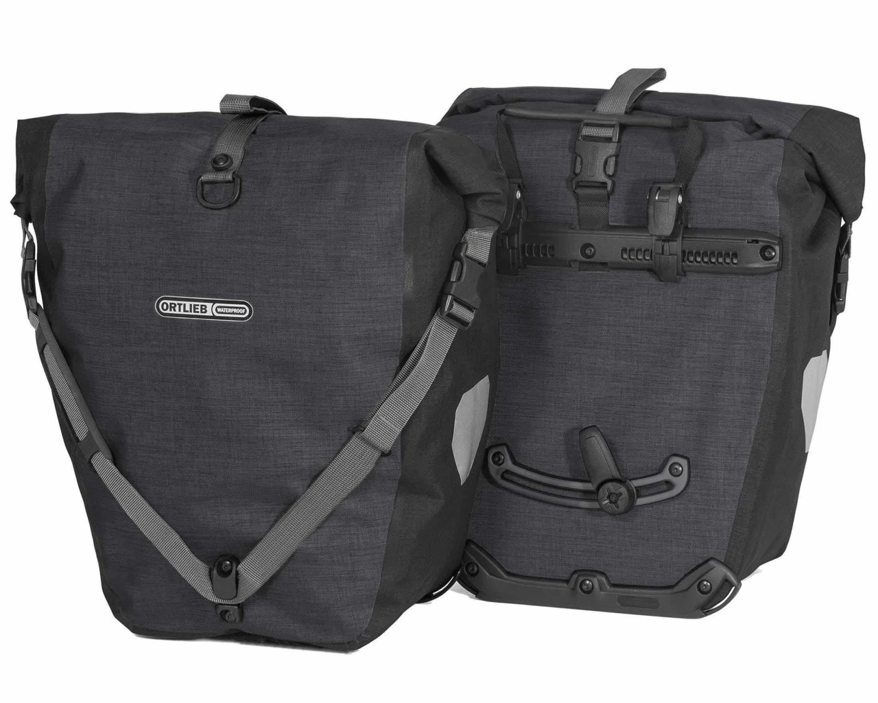 Ortlieb Back-Roller Plus QL2.1 Wasserdichte Fahrradtaschen (Paar) PVC-frei | Granit-schwarz 3 Ortlieb Back-Roller Plus QL2.1 Wasserdichte Fahrradtaschen (Paar) PVC-frei | Granit-schwarz