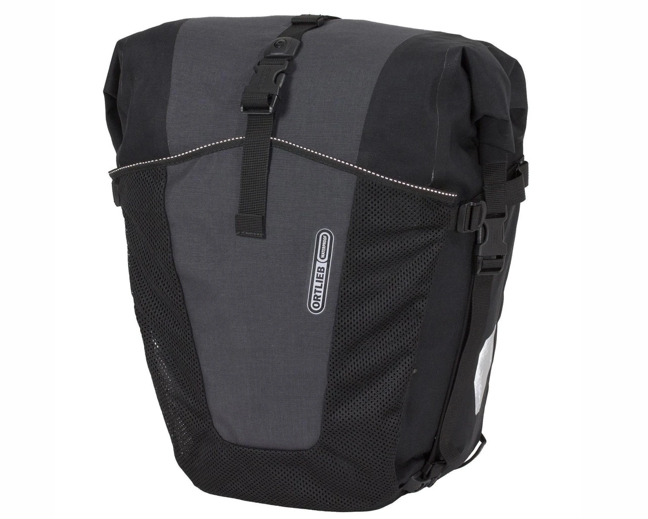 Ortlieb Back-Roller Pro Plus QL2.1 Wasserdichte Fahrradtaschen (Paar) PVC-frei | Granit-schwarz – Bild 2