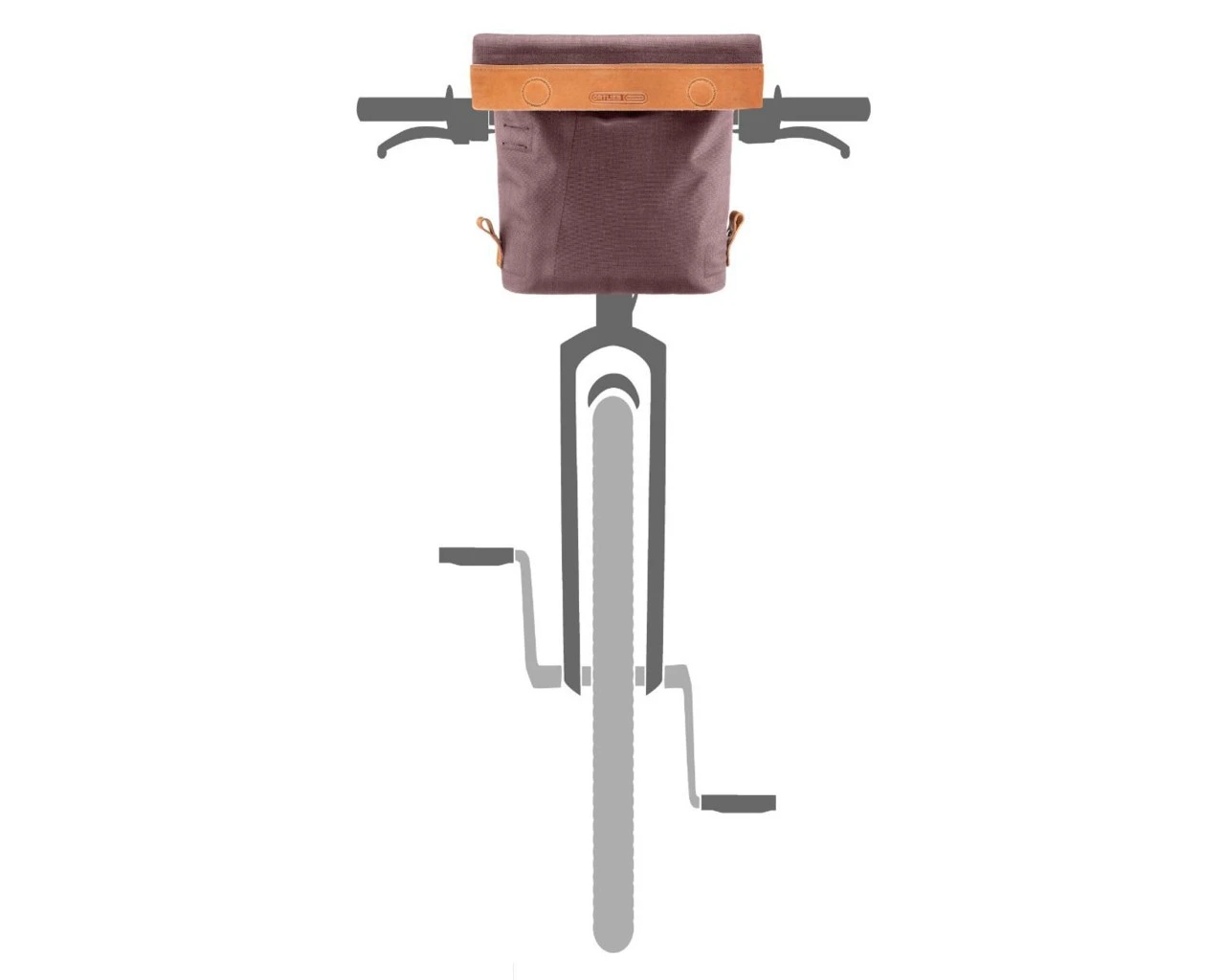 Ortlieb Barista Urban - 6 Liter Wasserdichte Lenkertasche Ohne Lenkerhalter PVC Frei | Ash Rose – Bild 3