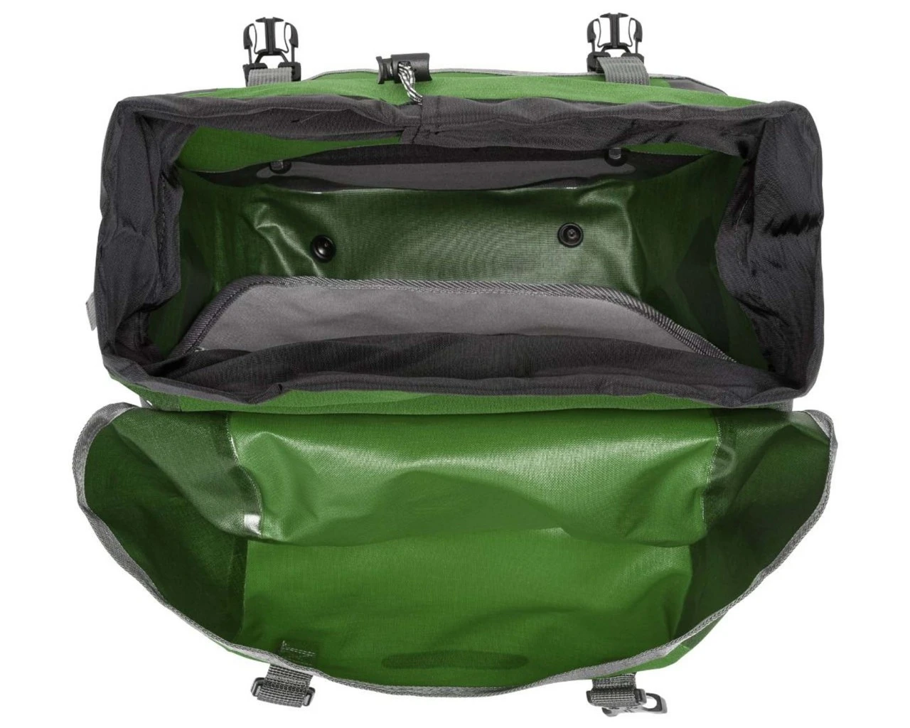 Ortlieb Bike-Packer Plus QL2.1 Wasserdichte Fahrradtaschen (Paar) PVC Frei | Kiwi-moss Green – Bild 5
