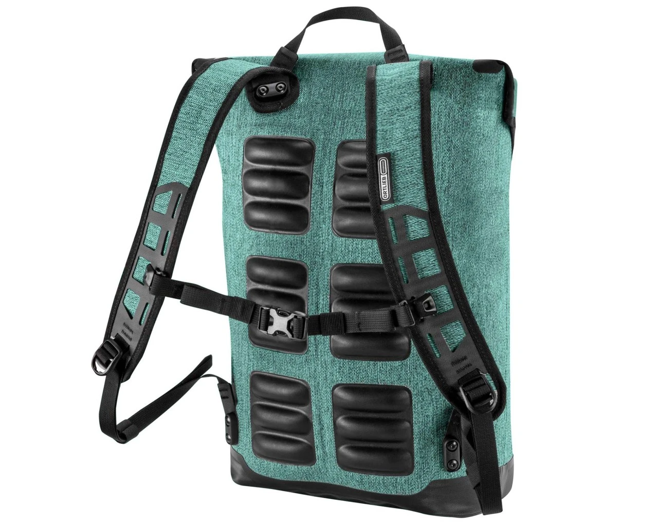 Ortlieb Soulo - 25 Liter Wasserdichter Fahrradrucksack PVC-frei | Cascade – Bild 6