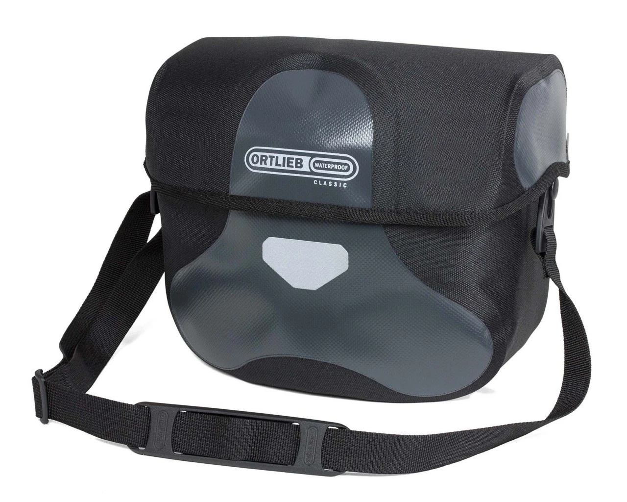 Ortlieb Ultimate6 L Classic, Waterproof Cycle Handlebar Bag | Asphalt-black