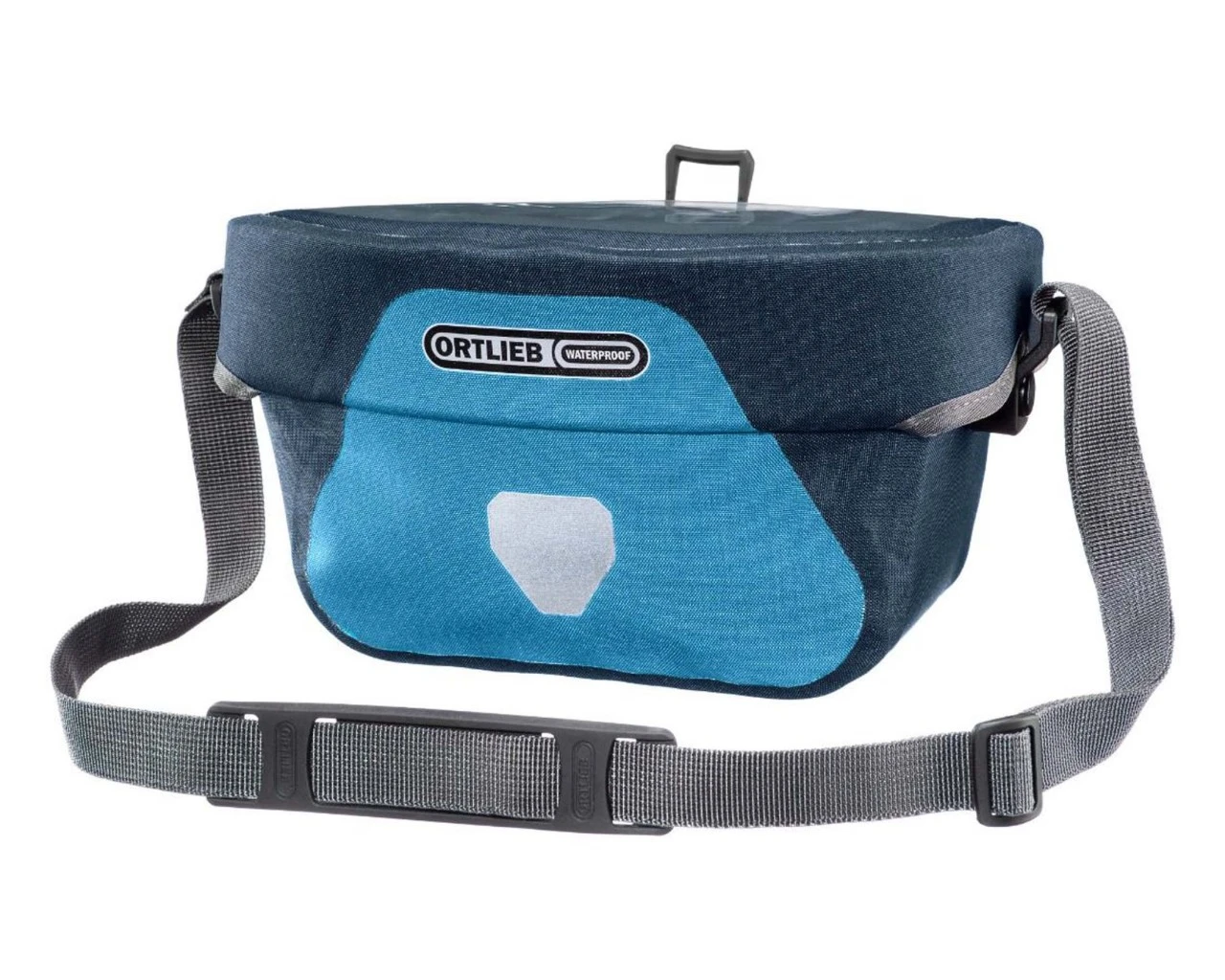 Ortlieb Ultimate Six Plus 5 Liter Wasserdichte Fahrrad-Lenkertasche PVC-frei | Dusk Blue-denim