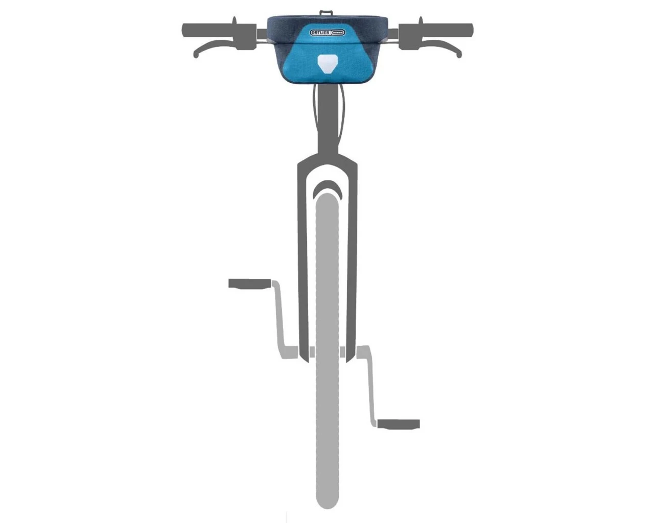 Ortlieb Ultimate Six Plus 5 Liter Wasserdichte Fahrrad-Lenkertasche PVC-frei | Dusk Blue-denim – Bild 5