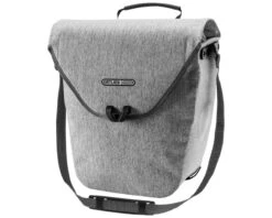 Ortlieb Velo-Shopper QL2.1 - 18 Liter Wasserdichte Fahrradtasche (Einzeltasche) PVC-frei | Cement