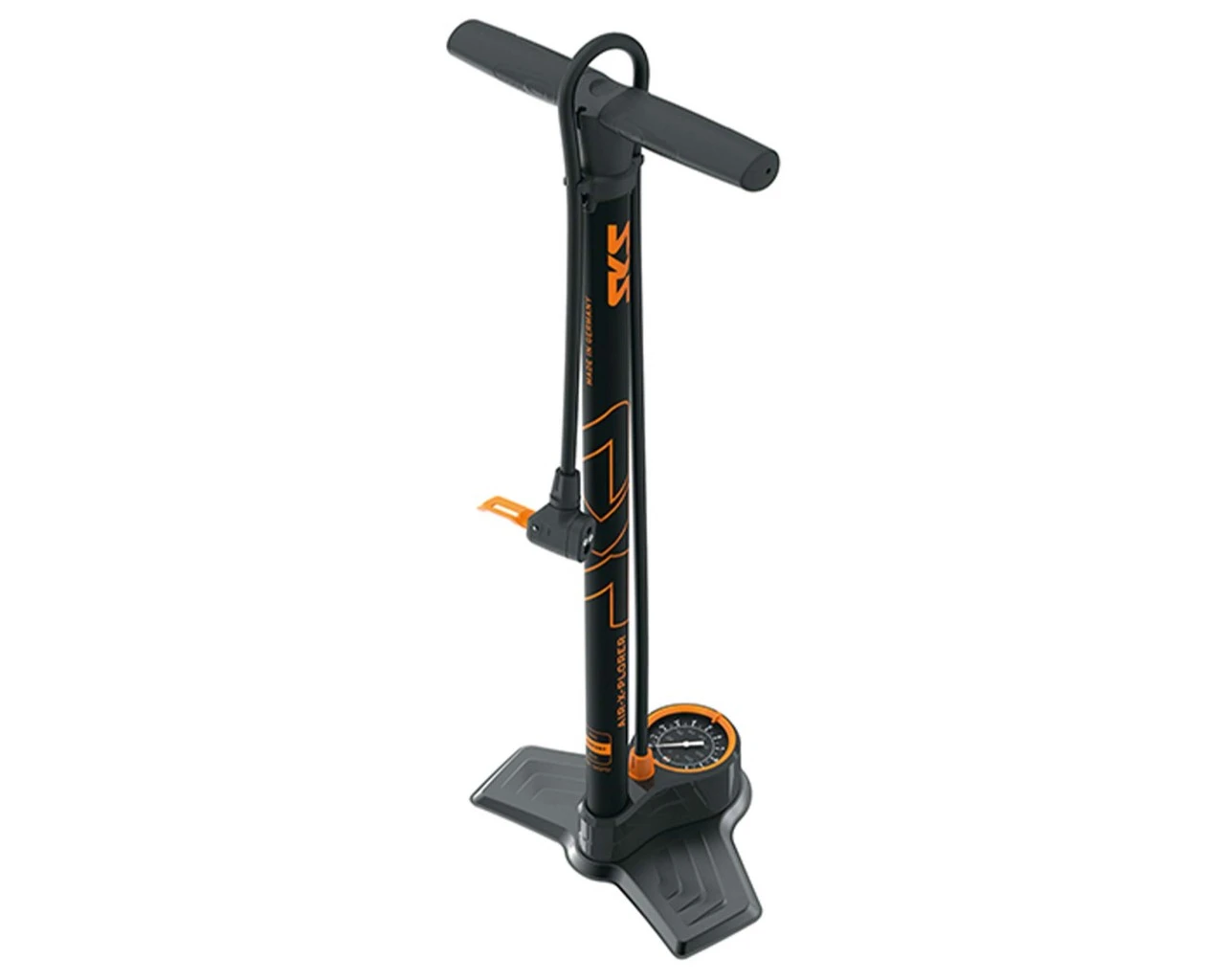 SKS Air-X-Explorer 10.0 Standpumpe | Black-orange 2 SKS Air-X-Explorer 10.0 Standpumpe | Black-orange