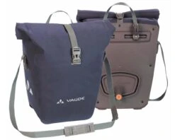 Vaude Aqua Back Deluxe - Wasserdichte Hinterradtaschen (Paar) - PVC-frei | Marine