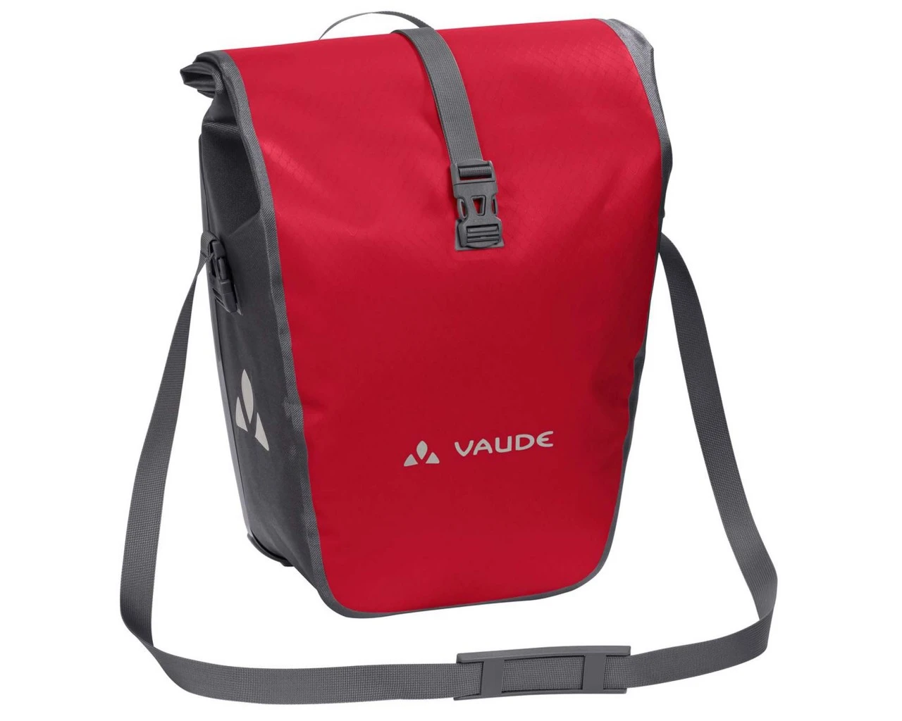 Vaude Aqua Back Single - Wasserdichte Fahrradtasche PVC-frei (Einzeltasche) | Red