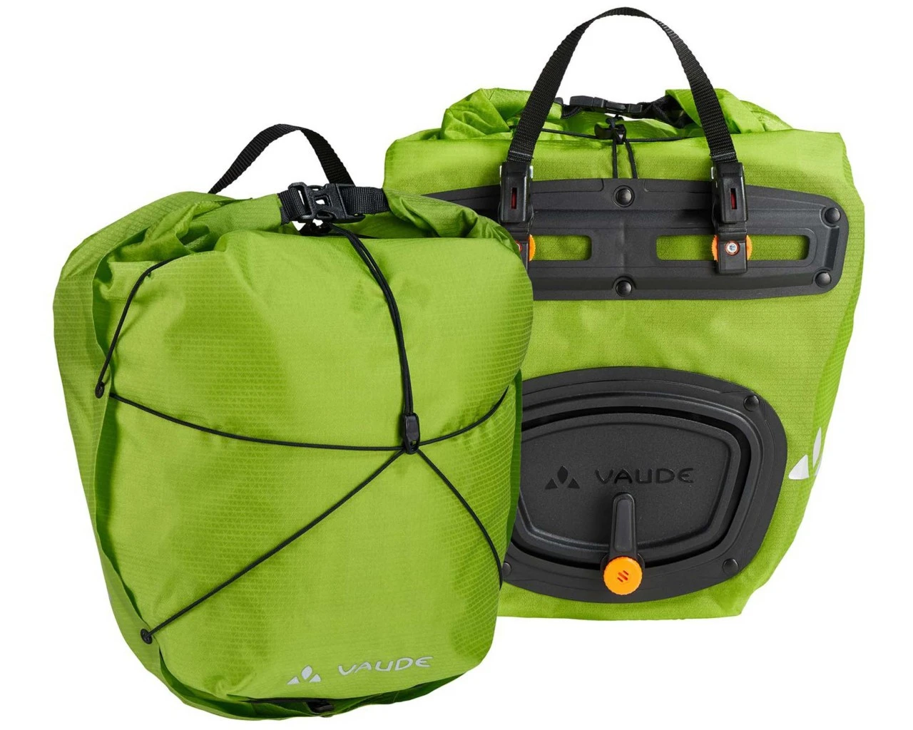 Vaude Aqua Front Light 22 Liter Fahrradtaschen (Paar) | Chute Green 3 Vaude Aqua Front Light 22 Liter Fahrradtaschen (Paar) | Chute Green
